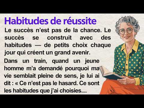 Habits That Make You Successful ✅ | Learn French with Simple Story (A1–A2) | Frenchy Tales
