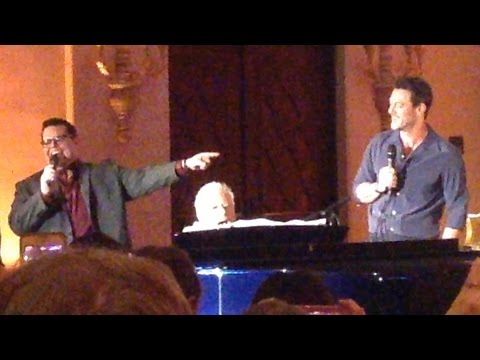 "Gaston" Performed Live at Beauty and the Beast Press Conference w/Josh Gad, Luke Evans, Alan Menken