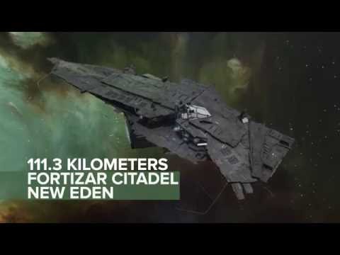 Manhattan (New York) vs. Fortizar Citadel (EVE Online)