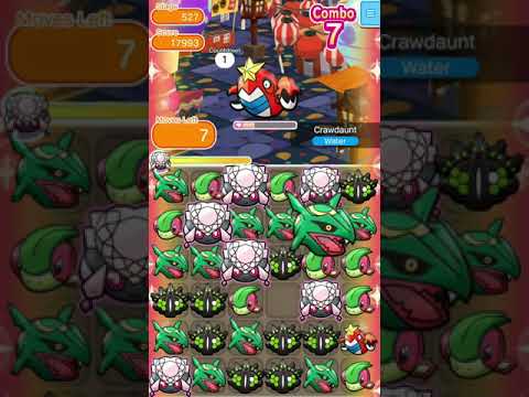 Pokemon Shuffle - Main Stage 527 - Crawdaunt - 20190630