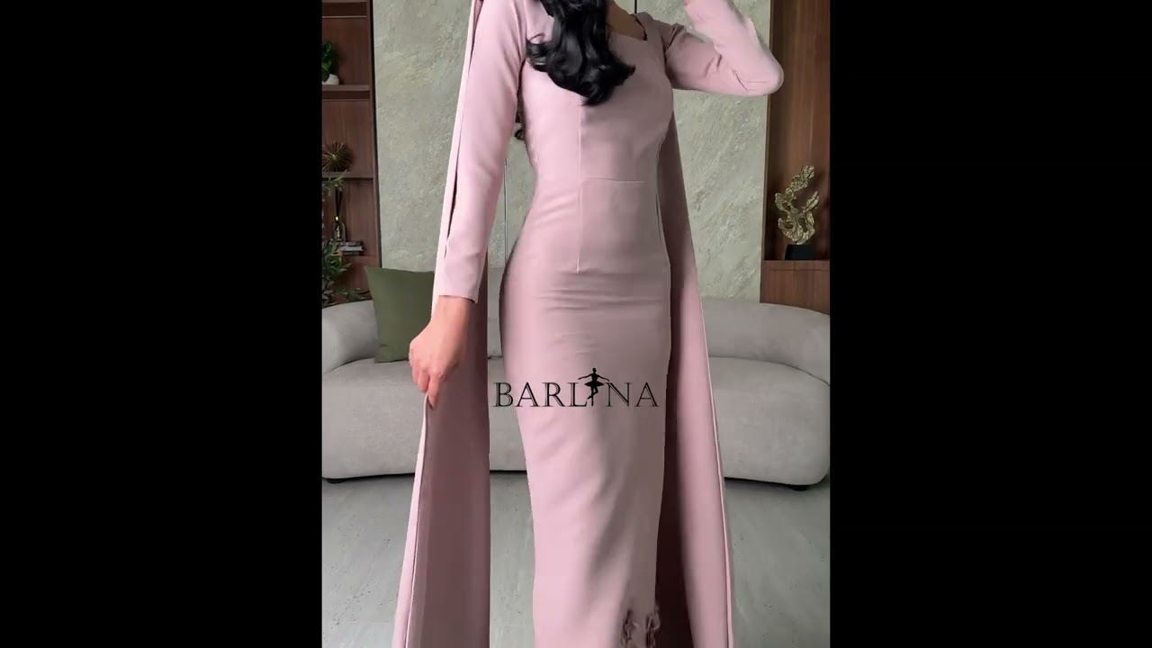 Pink dress with 3D embroidery on the bottom - XXL