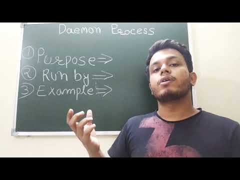 Daemon process in operating system