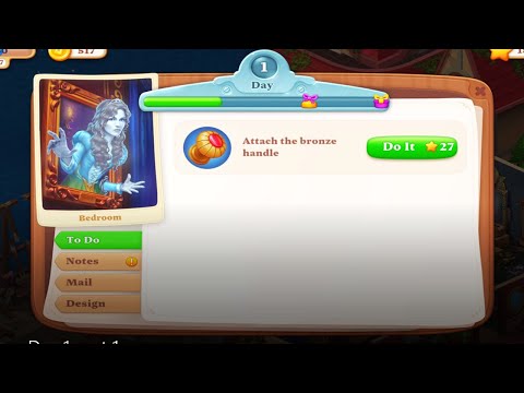 Manor Matters Stories Bedroom Day 1 Part 1 New Island Isle HD Walkthrough | No Subtitles | Anroid