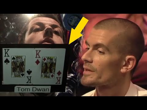 Gus Hansen and Tom Dwan play a SICK all-in poker hand!