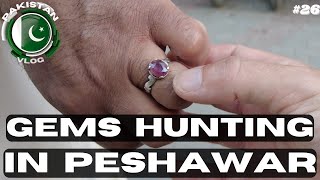 Inside a stone bazaar in Peshawar - Where gems dealers and hospitality are going together - Pakistan