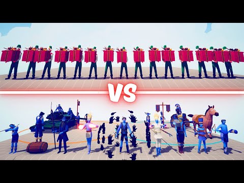 PRESENT ELF TEAM vs LEGACY TEAM - Totally Accurate Battle Simulator TABS