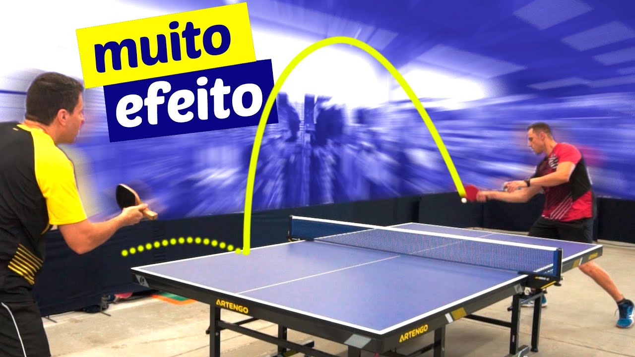 🏓 TOP SPIN com MUITO EFEITO no tênis de mesa #VivaPong