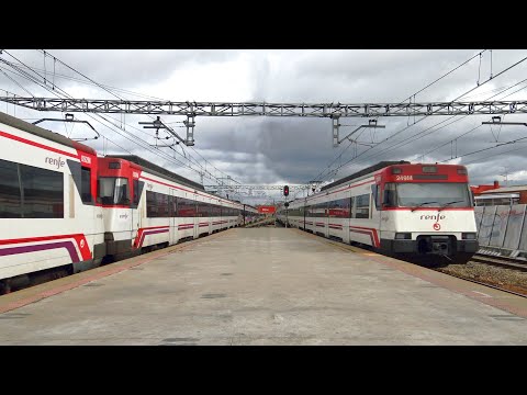 Trenes de Todo Tipo por Madrid y Barcelona. Renfe AVE, Mercancias, Cercanias, Media Distancia...