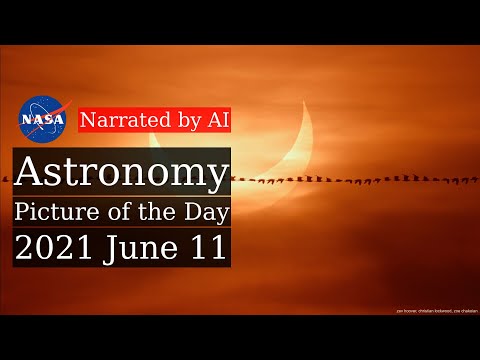 APOD: 2021-06-11 - Eclipse Flyby (Narrated by Brian)