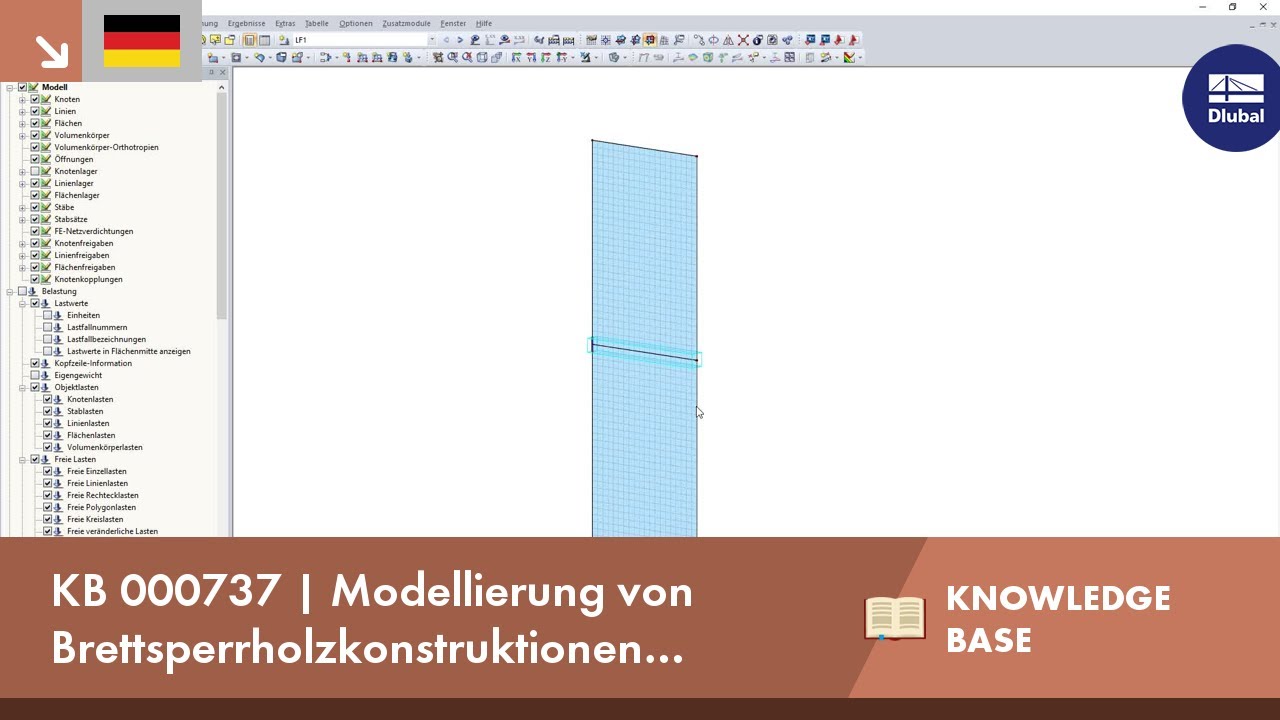 KB 000737 | Modellierung von Brettsperrholzkonstruktionen Verbindungsmittel