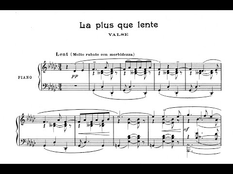 Debussy - La plus que lente (Nelson Freire, piano)