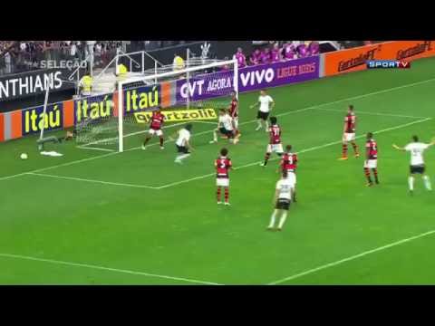 os gols de Corinthians 4 x 0 Flamengo pela 13ª rodada do Brasileirão 2016