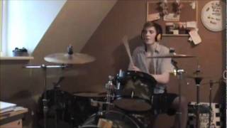Oh the shame drum cover