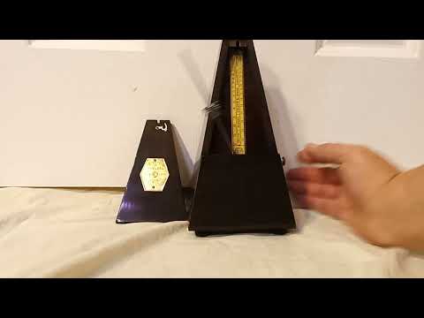 Fully Serviced Restored Antique Wood Bell Walnut Metronome de Maelzel Seth Thomas Clocks image 15