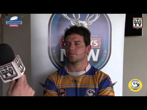 2015 Real NRL Grand Final Pre Match Interview with Lakes Captain Chris Adams