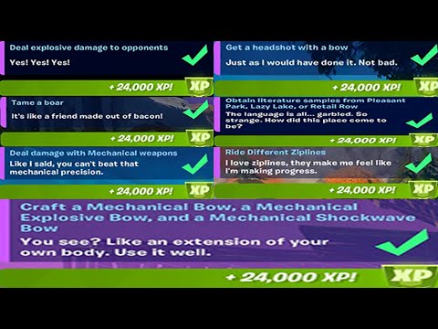 All Week 2 Easy Challenges Complete Guide In Fortnite! Chapter 2 Season 6 Fast Week 2 Challenges!