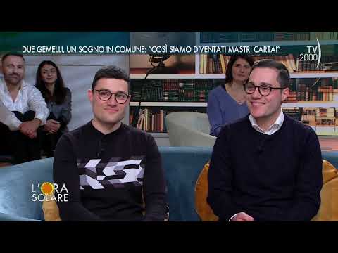 L'Ora Solare (TV2000) Due gemelli, un sogno in comune: "Così siamo diventati mastri cartai"