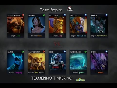 Dota 2 Team Tinker vs Team Empire - Game 1 | D2CL Season 4 Group Stage