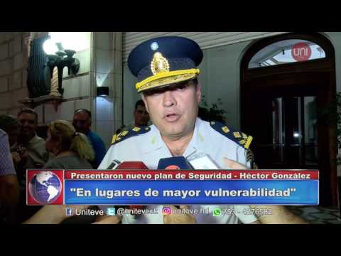 Presentaron nuevo plan de Seguridad.