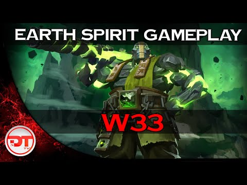 W33 7688 MMR Earth Spirit Gameplay Dota 2