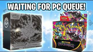 PITCH BLACK POKEMON CENTER QUEUE!