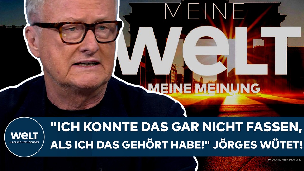 DEUTSCHLAND: "Ich konnte das gar nicht fassen, als ich das gehört habe!" Hans-Ulrich Jörges wütet!
