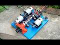 How To Make POWERFUL Water Pump Using Triple 775 Motor