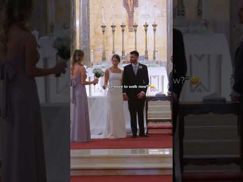 When you have no idea what’s going on during your wedding ceremony😭 #shorts #wedding #couple