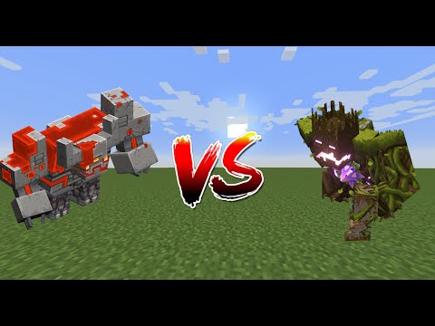 Jungle Abomination VS Redstone Monstrosity in minecraft java