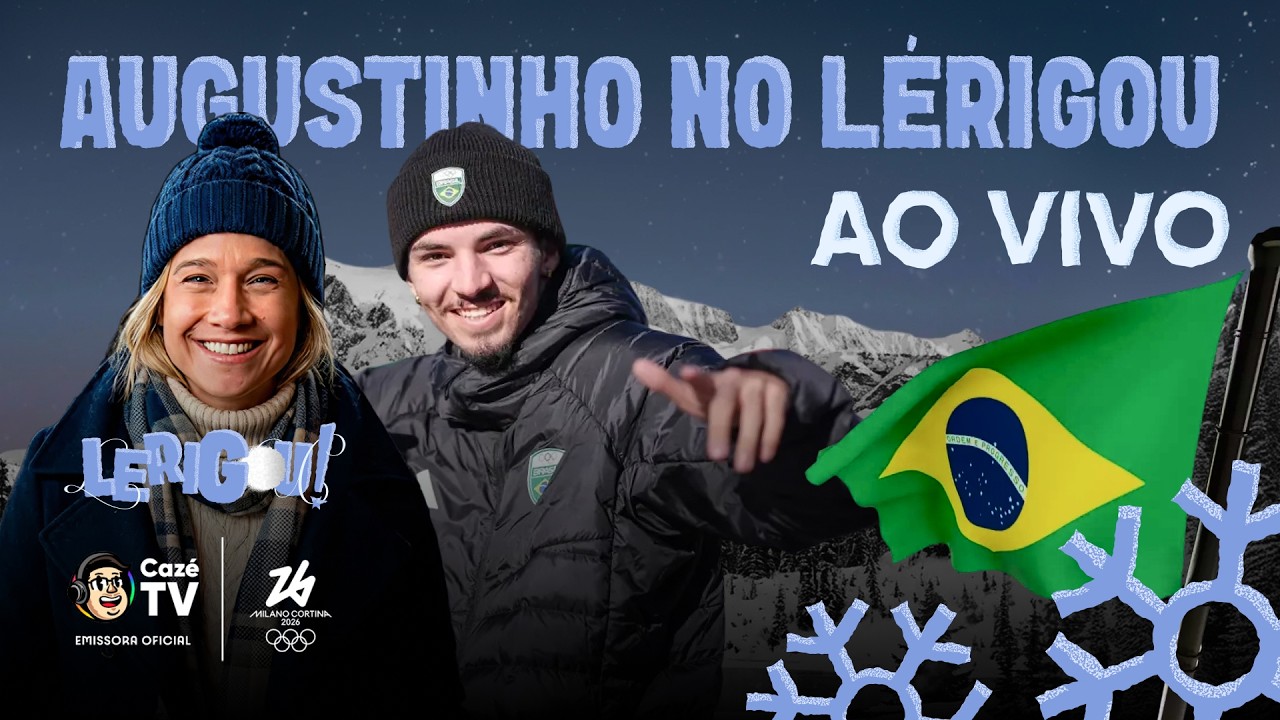 AO VIVO: FERNANDA GENTIL RECEBE AUGUSTINHO DO SNOWBOARD! LÉRIGOU ESPECIAL