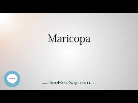Maricopa (How to Pronounce Cities of the World)💬⭐🌍✅