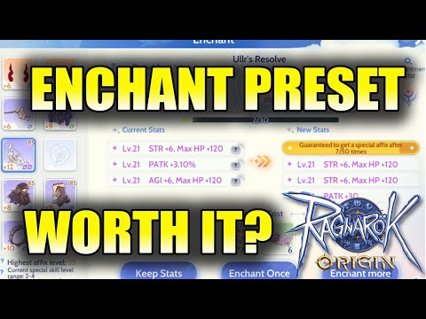 Enchantment Preset is it Worth it? - ROO (Tagalog)