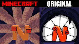 The Craziest Version Alphabet Lore in MINECRAFT Part 7