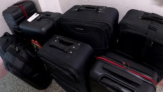 How To Fit 8 Pieces Of Luggage In a Car. First Time I'll Be Flying In 36 Years!