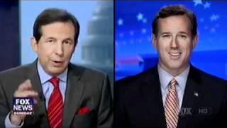 Rick Santorum on Fox News Confronted about Stephen Hill