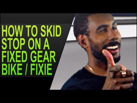 How To Skid Stop on a Fixed Gear Bike / Fixie
