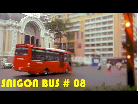 Wheels On The Bus Go Round and Round | Saigon Bus No 08|  the wheels on the Vehicles at by HT BabyTV Video