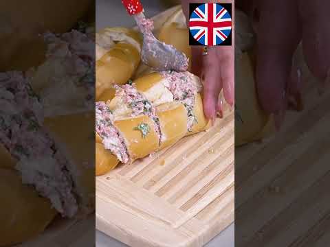 Air Fryer Stuffed Sausage Buns#shots #recipe #food #cooking #shotrs