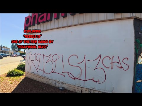 “REBELS 13” GANG IN HOLLYWOOD, CA (Visiting LA’s Most Dangerous & Active Gangs)
