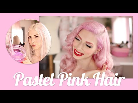 How I dye my hair Pastel Pink