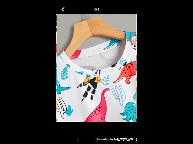 Vídeo relacionado con FILOWA Camiseta Niños Manga Largas Algodón T-Shirt Cuello Redondo Azul Marino tee Elástica Cómoda Luminoso Dinosaurio Brachiosaurus Estampado Top Primavera Otoño Invierno Ropa para Infantil 5-6 años