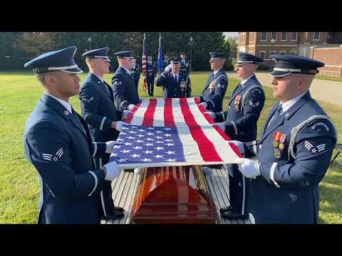 USAF Honor Guard 20 Person Active Duty Casket Sequence