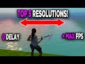 Top 5 Best Stretched Resolutions in Fortnite Chapter 4! - MAX FPS Boost & 0 Input Delay!