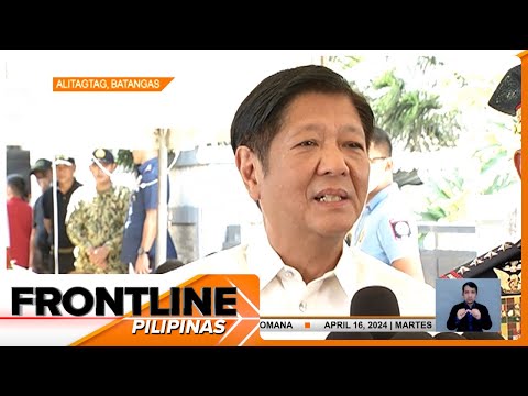 PBBM, personal na ininspeksyon ang higit P13-B shabu na nasabat sa Batangas Frontline Pilipinas
