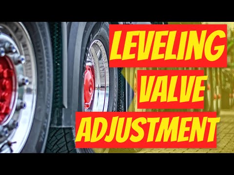 Air Suspension Leveling Valve - Change Height Control linkage on a trailer cab chassis
