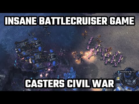 YAMATO CANNON VS MARINES - Maru vs Cure - Casters Civil War (DeMusliM vs PiG) [StarCraft 2]