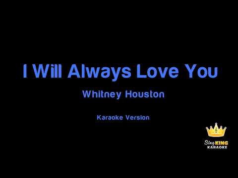 I Will Always Love You - Karaoke for Male