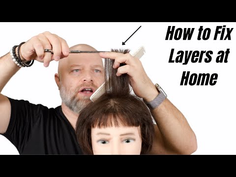 Haircut Tutorial - How to Fix Uneven Hair - TheSalonGuy