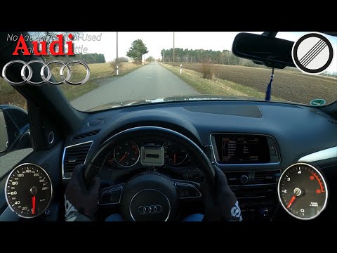 2016 Audi Q5 3.0 tdi Acceleration Top Speed Autobahn POV Drive