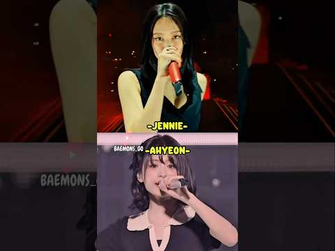 Ahyeon's Reaction when He Mentioned Jennie.😍 #babymonster #blackpink #ahyeon #jennie #fypviralシ